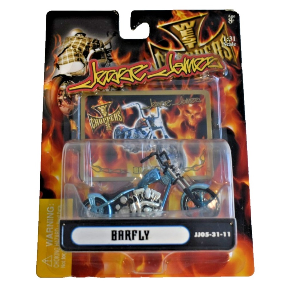 2004 Jesse James West Coast Choppers Barfly JJ05-31-11 1:31 Scale Motorcycle